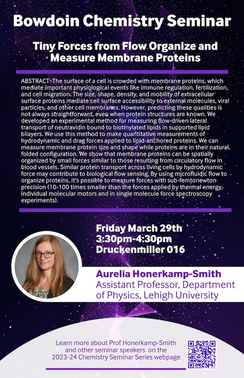 Aurelia Honerkamp Smith event poster