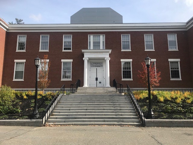 Historic entrance to Cleaveland Hall