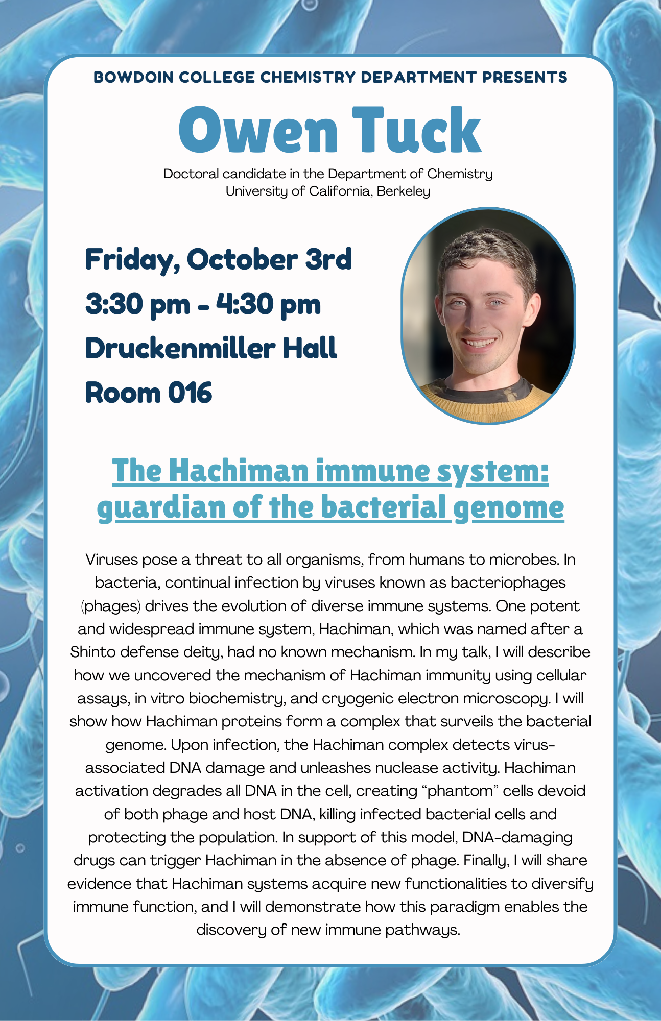 Owen Tuck Seminar Poster