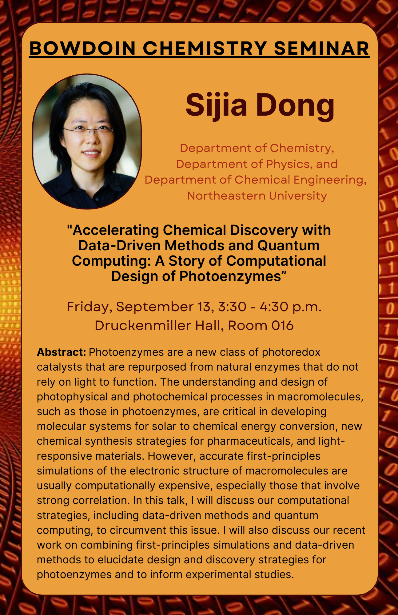 Sijia Dong Poster