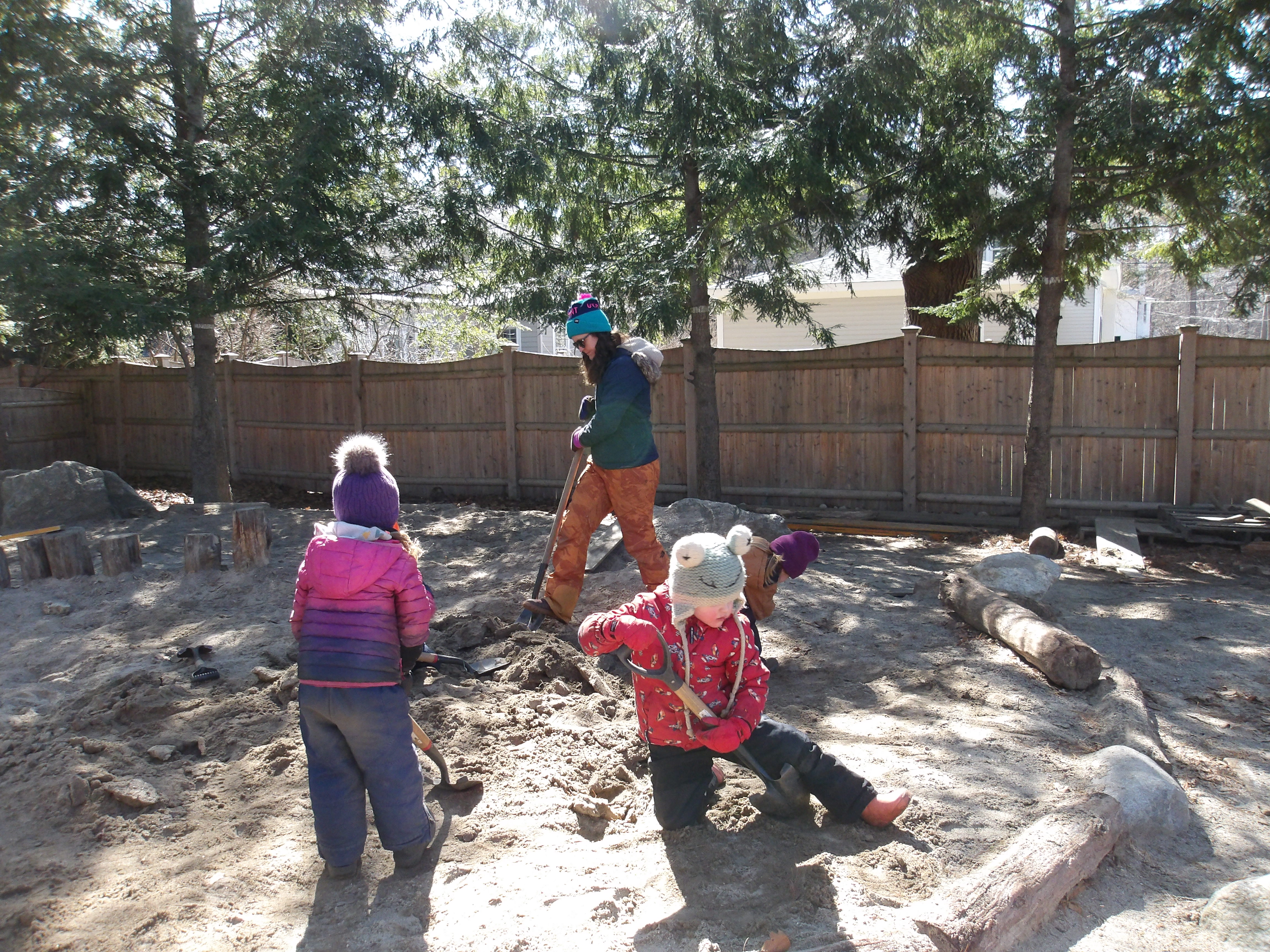 shovels and mud
