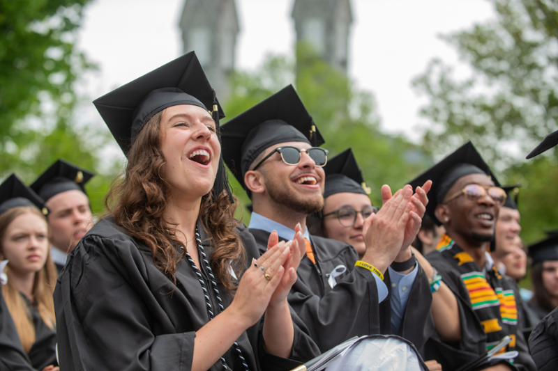 Crowd at Commencement 2022