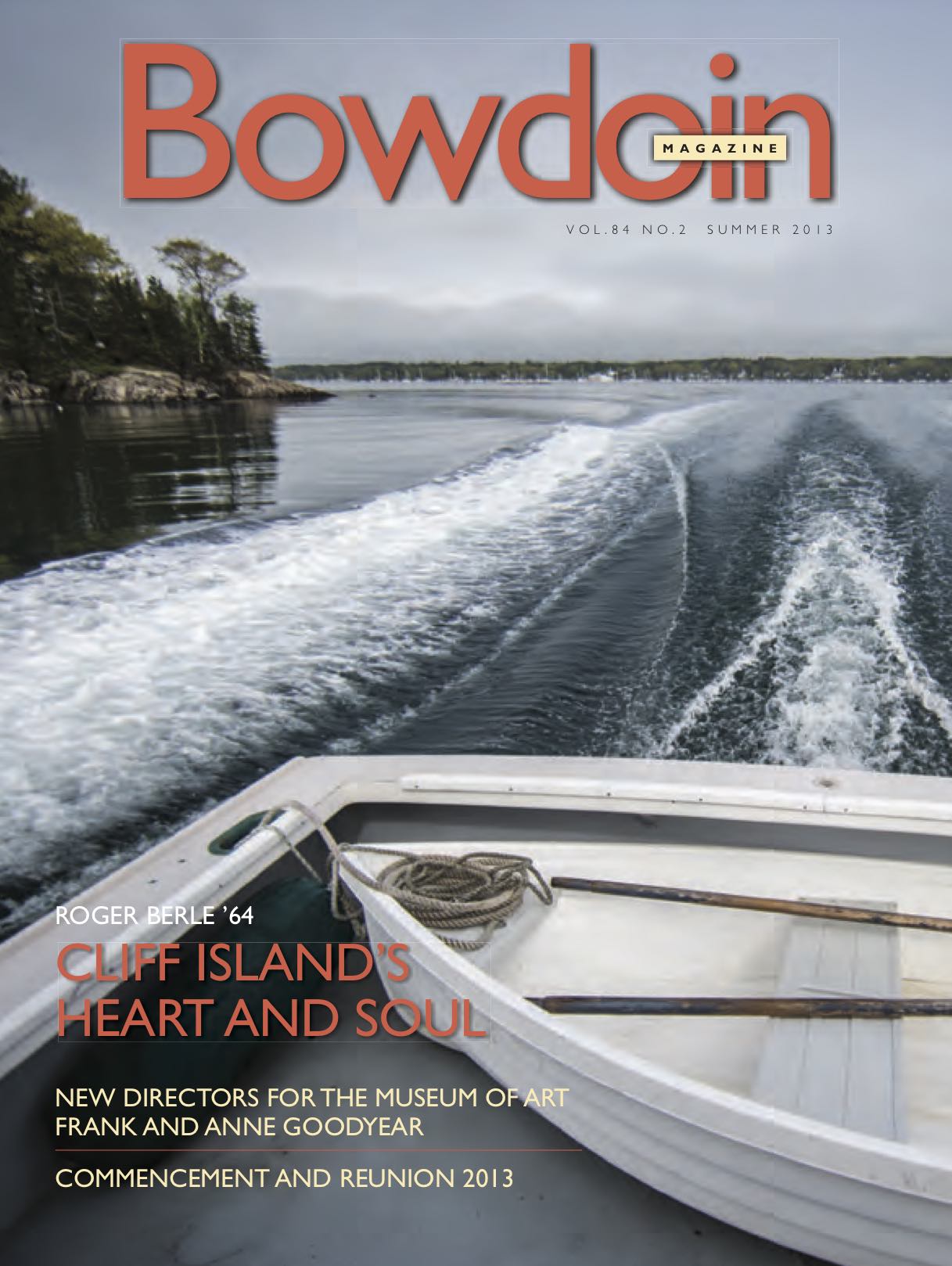 Summer 2013 Bowdoin Magazine cover