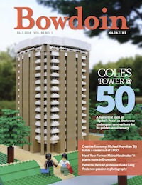 Fall 2014 Bowdoin Magazine cover