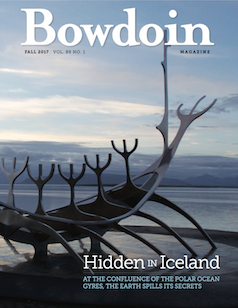 Fall 2017 Bowdoin Magazine cover