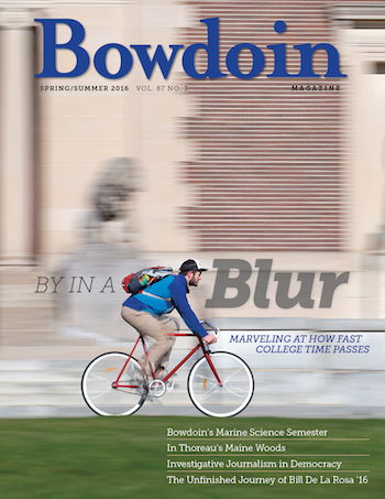 Summer 2016 Bowdoin Magazine cover