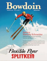 Winter 2014 Bowdoin Magazine cover