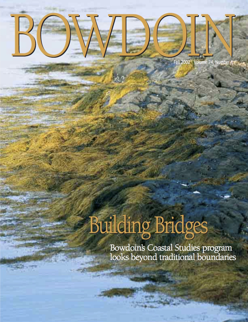 Fall 2002 Bowdoin Magazine cover