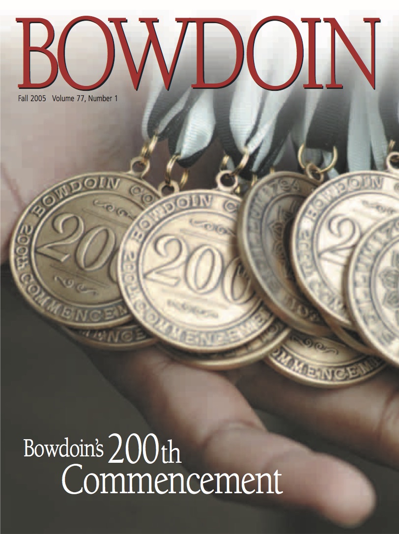 Fall 2005 Bowdoin Magazine cover
