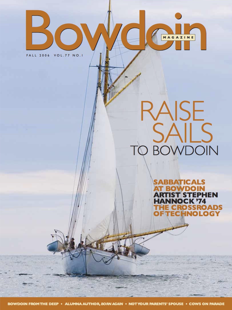 Fall 2006 Bowdoin Magazine cover