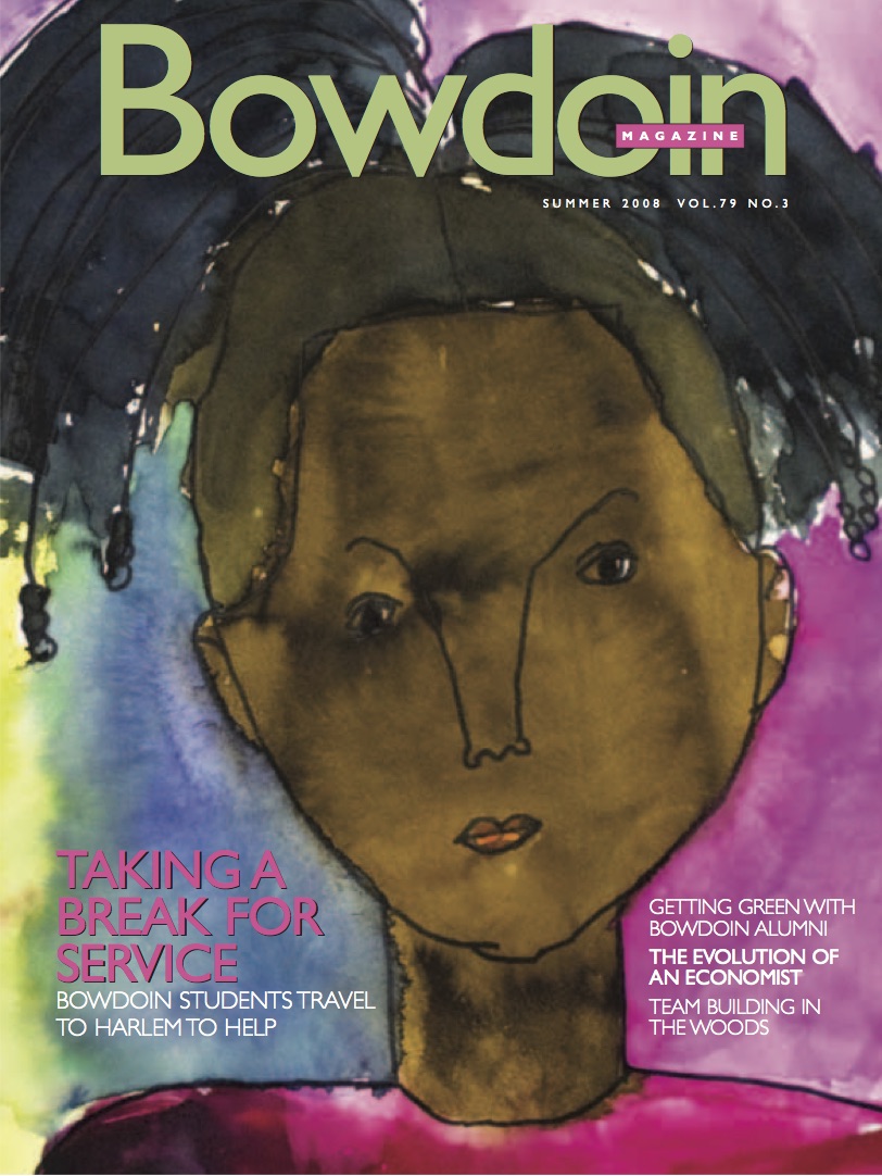 Summer 2008 Bowdoin Magazine cover