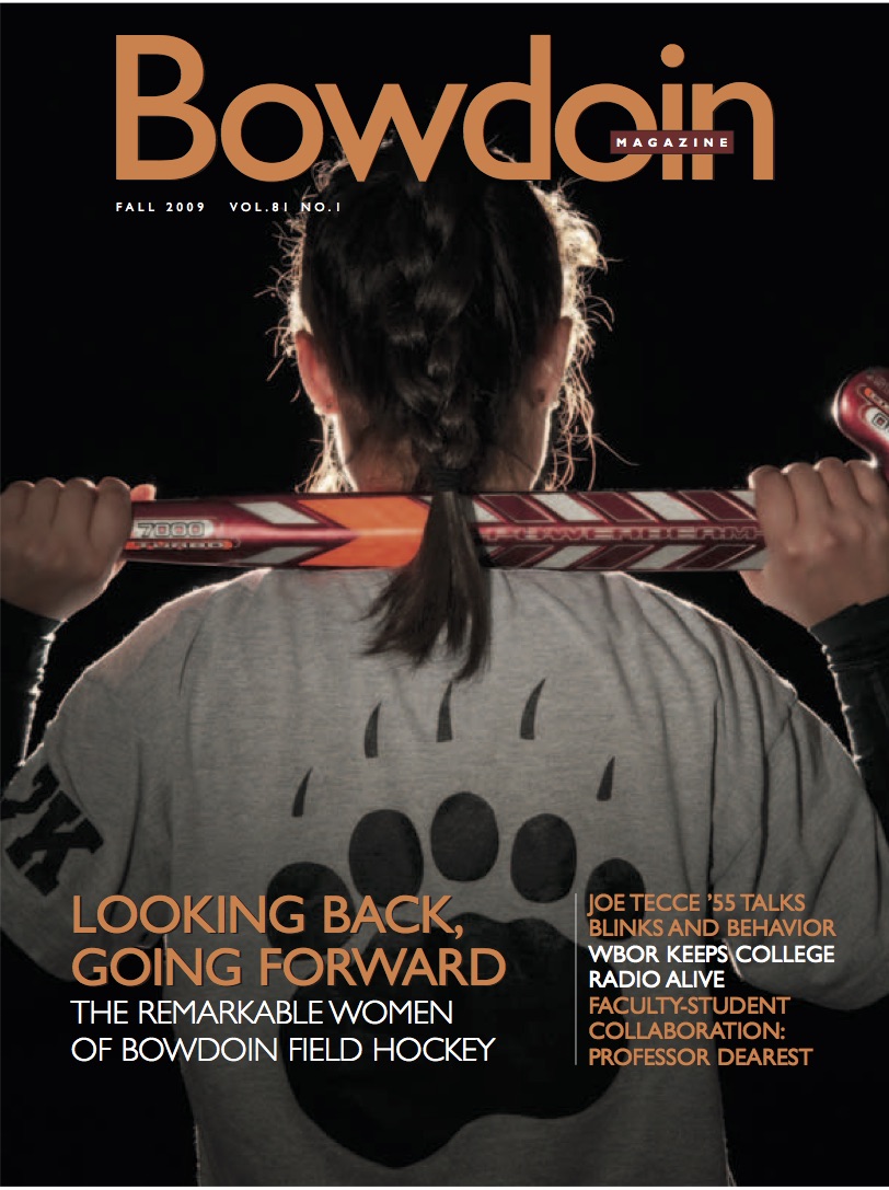 Fall 2009 Bowdoin Magazine cover