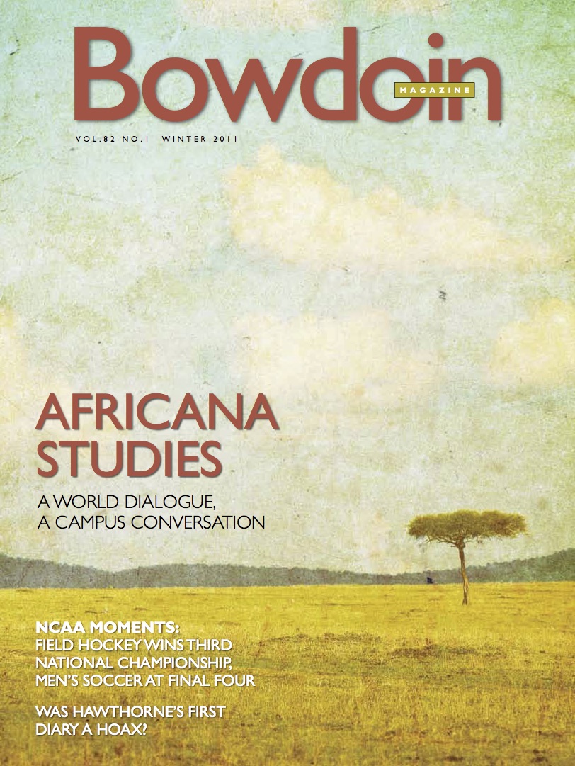 Winter 2011 Bowdoin Magazine cover