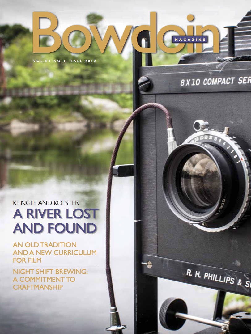 Fall 2012 Bowdoin Magazine cover