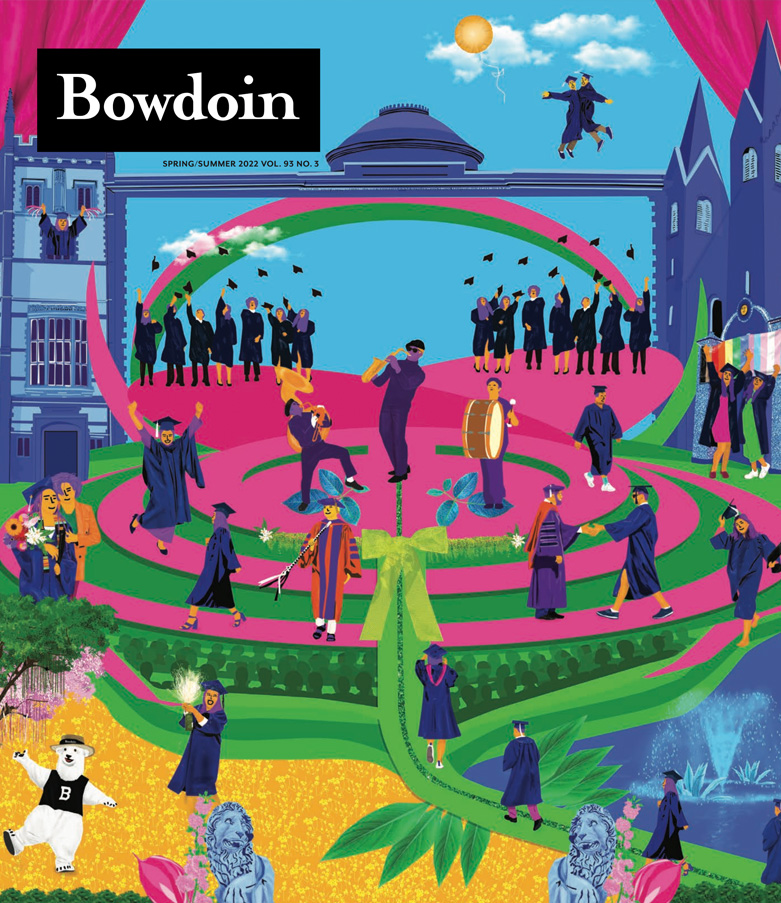 Cover of Winter 2022 Bowdoin Magazine