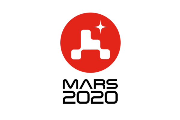 Secondary logo of the Mars 2020 mission