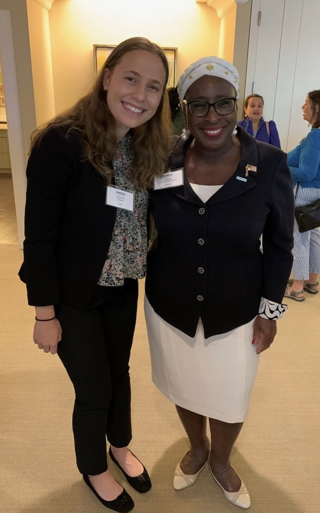 Cambron Wade '24 (left)
