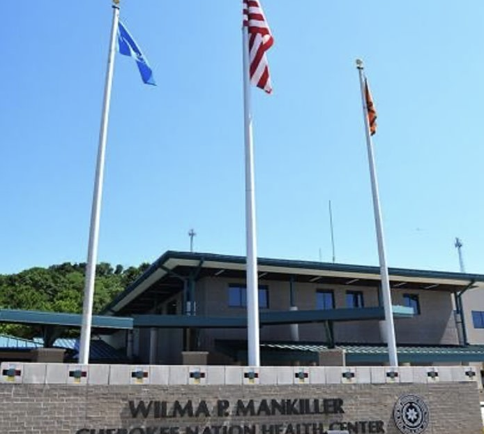 Image of Wilma P. Mankiller Health Center's exterior.