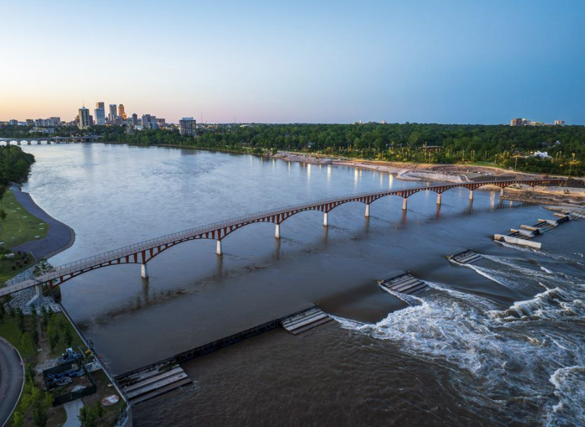An image of the Williams Crossing Bridge​.