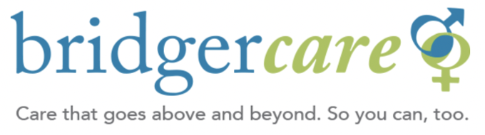Screencap of Bridgercare's logo.