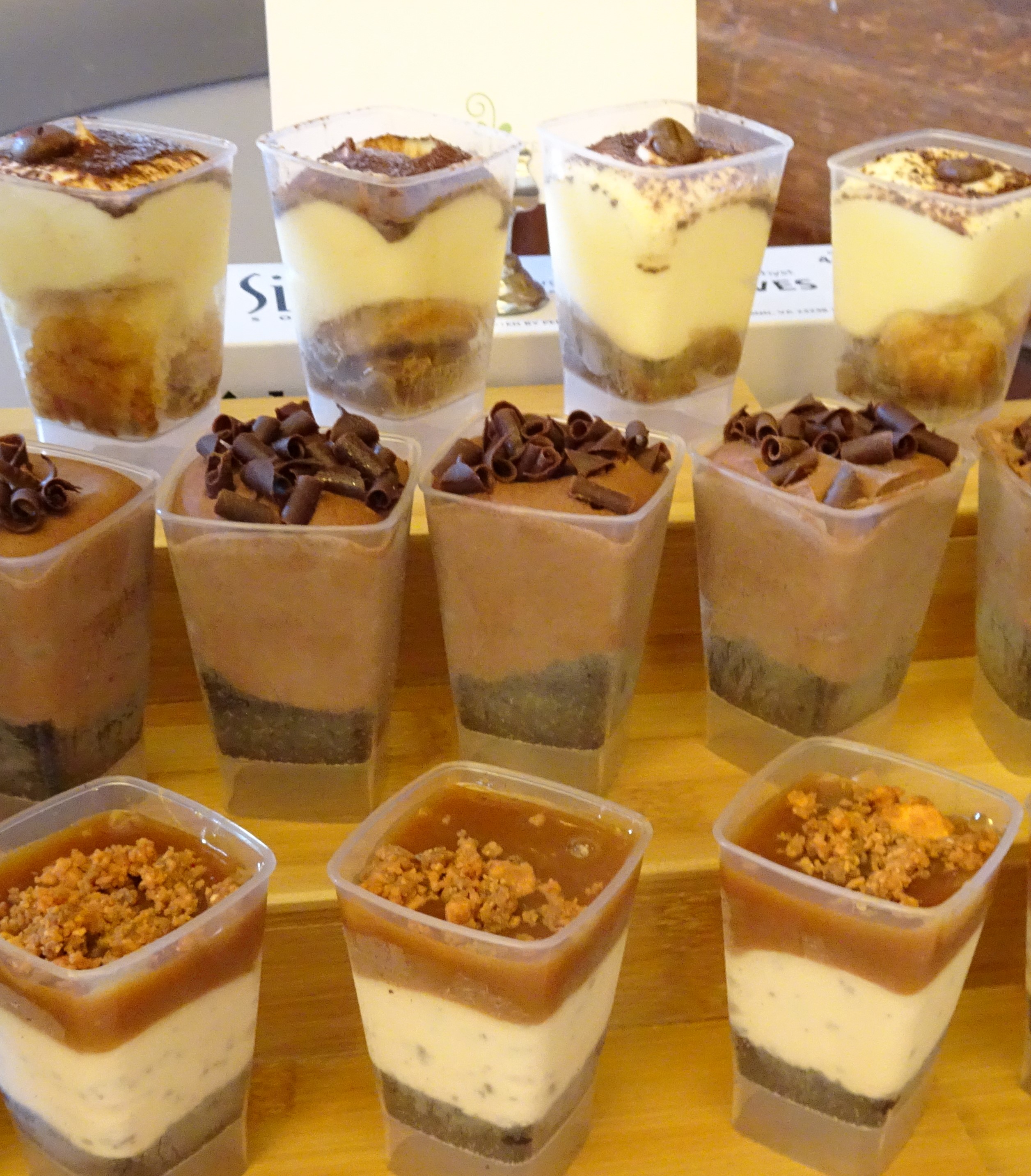 assorted mini desserts