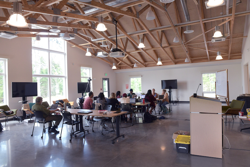 Interior of Schiller Coastal Studies living and learning center