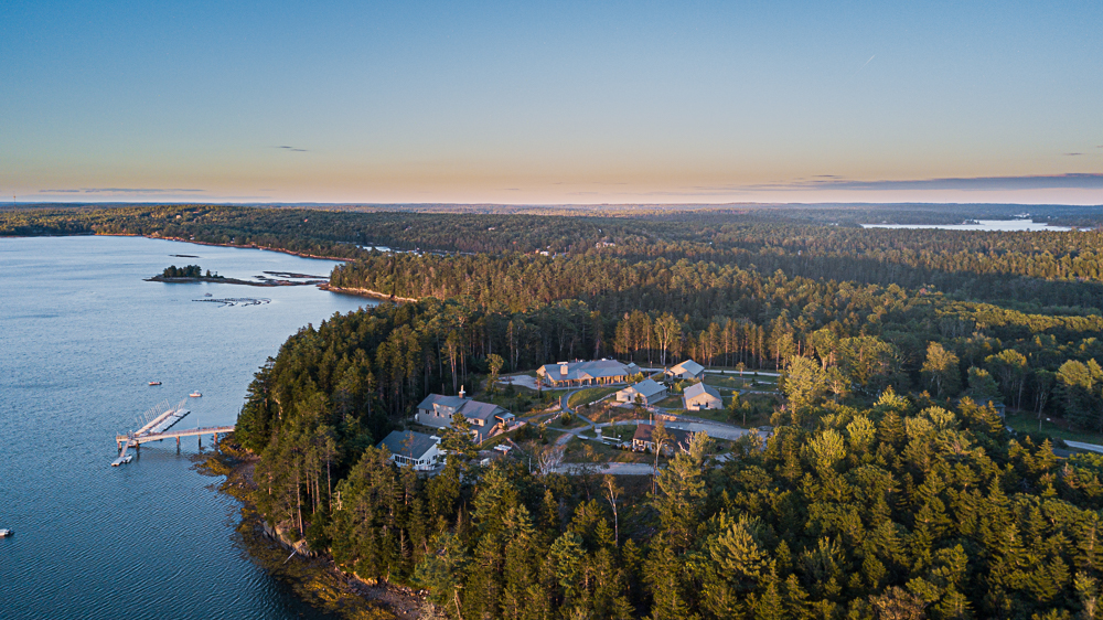 Schiller Coastal Studies Center aeriel view