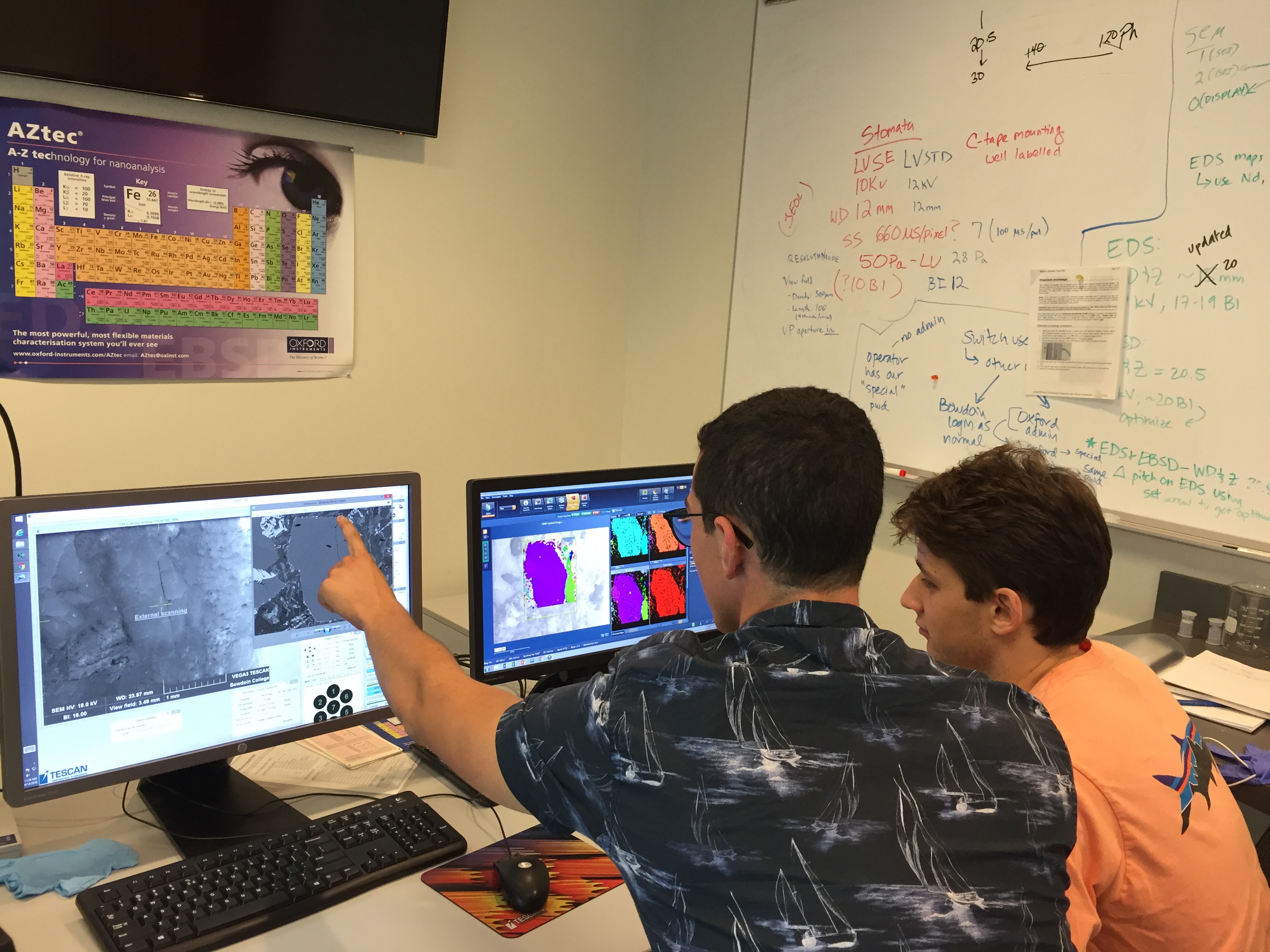 Students using the SEM