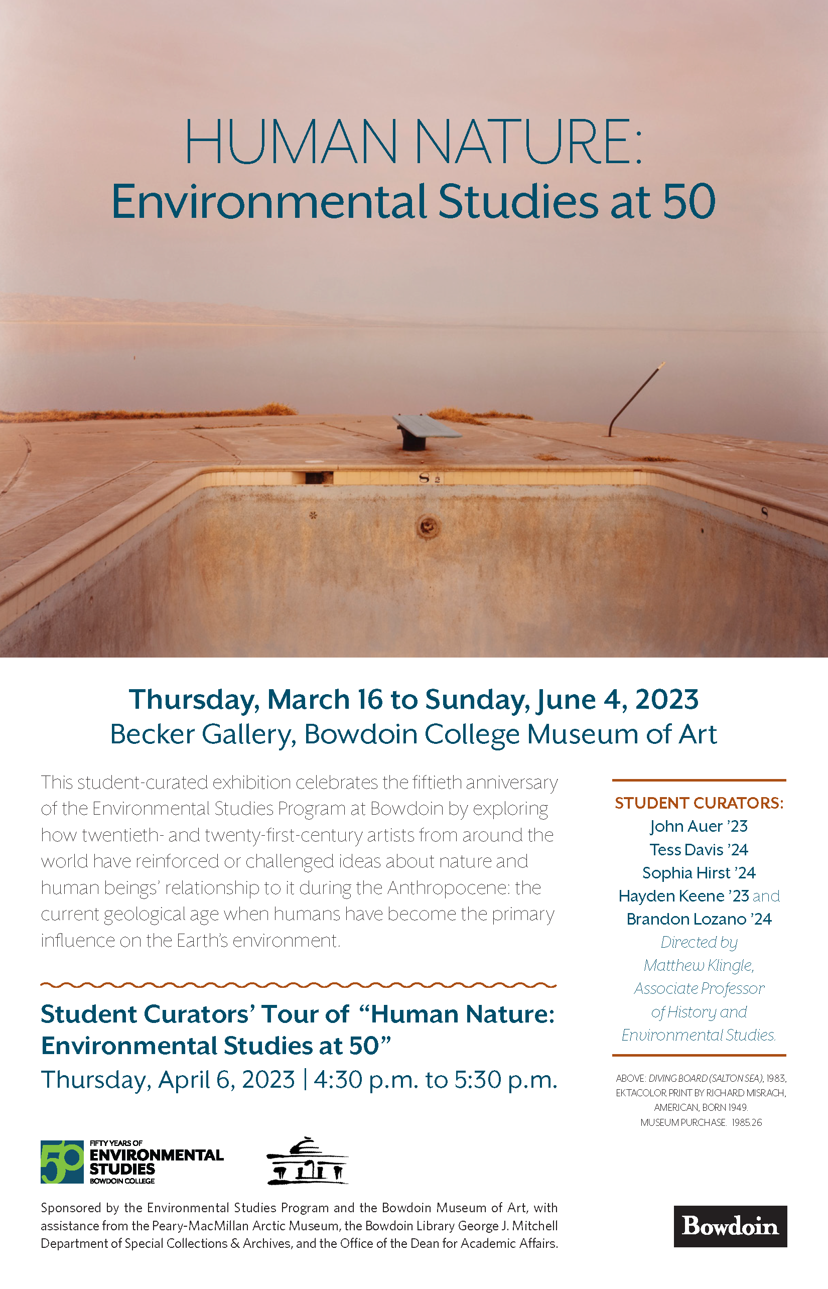 Human Nature: Environmental Studies at 50 exhibition poster