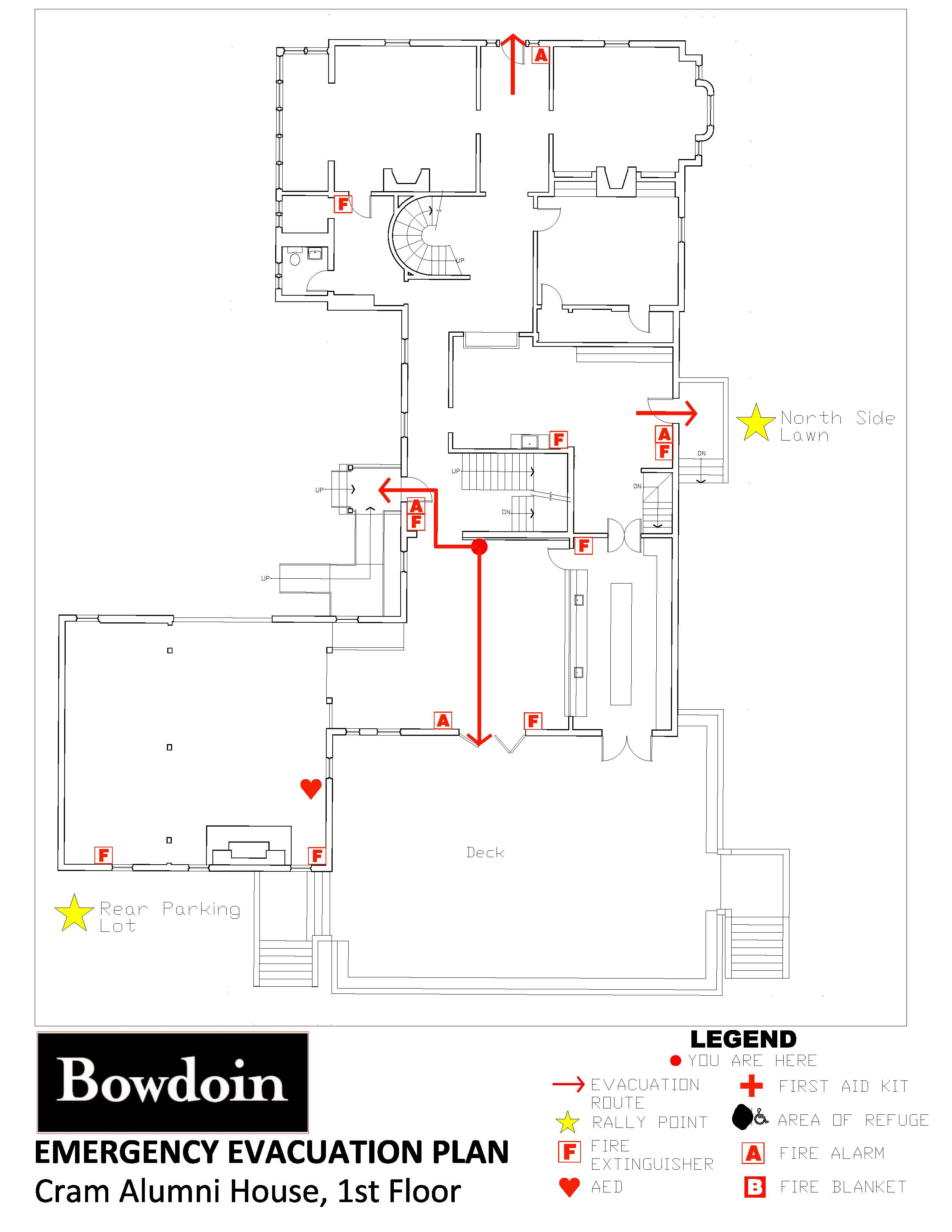 Egress map for Cram Barn