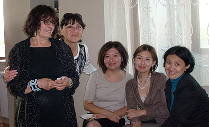 Group photo of Kazakh embassy colleagues
