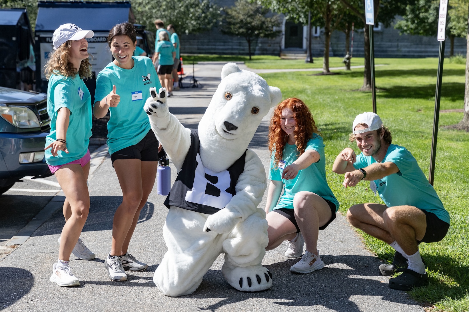 Polar Bear with Orientation Team