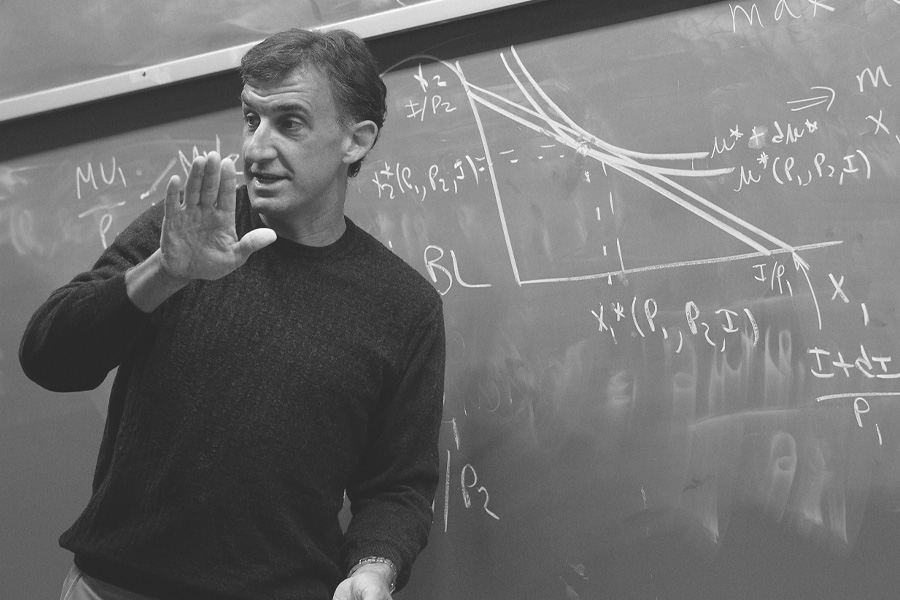 A decorative pine tree gate on the Bowdoin campus
