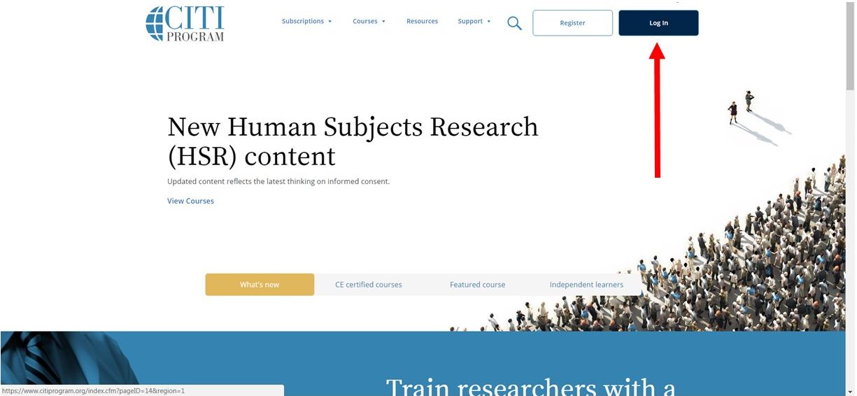 New Human Subjects Research Training