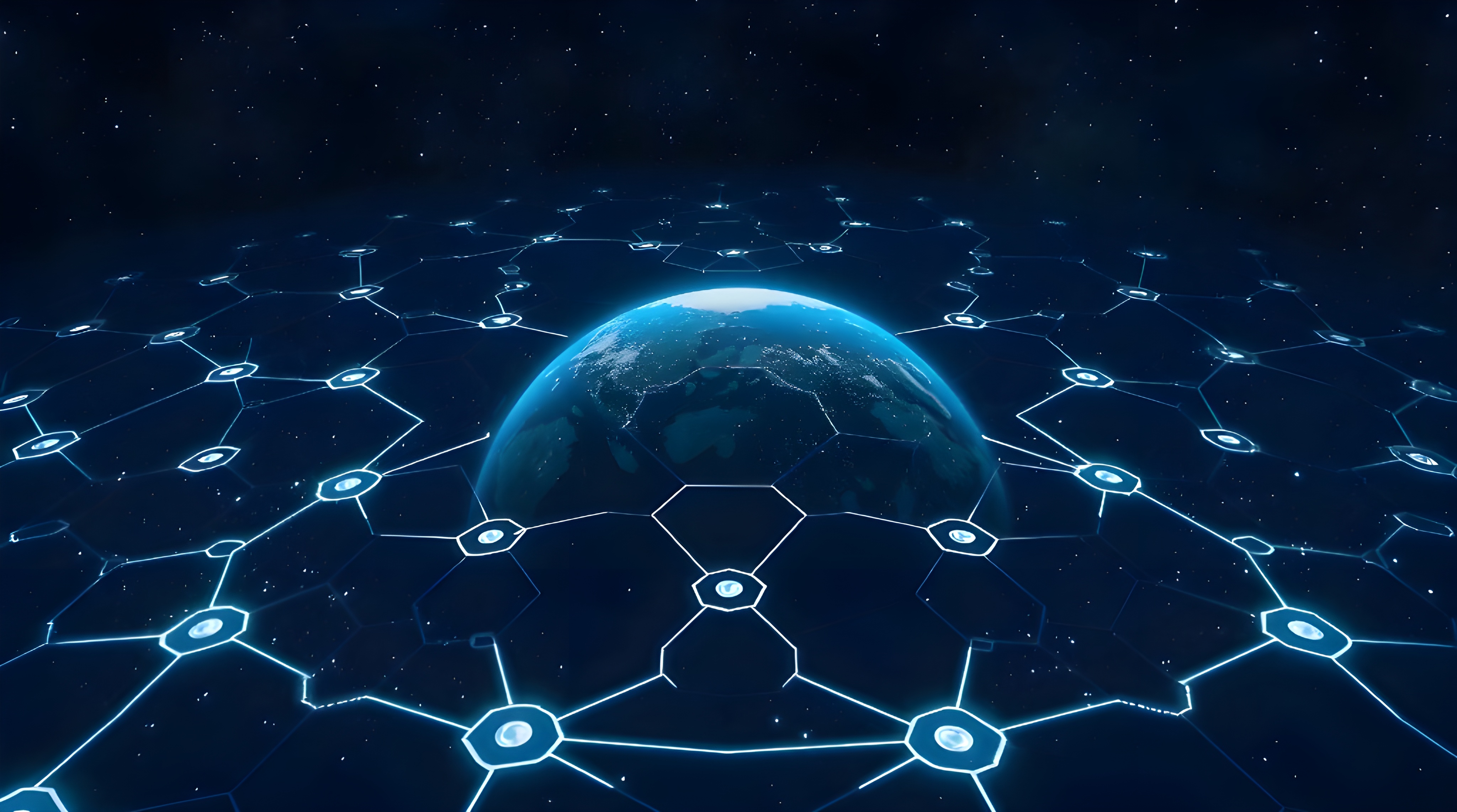 Abstract data visualization background