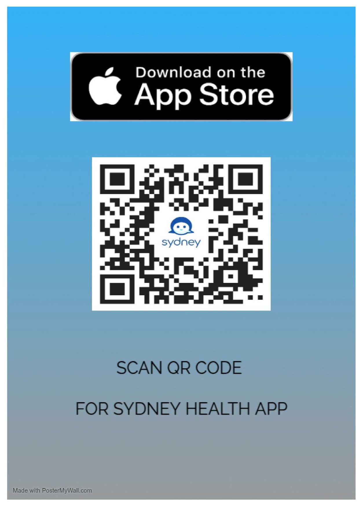qr code sydney health app store resized