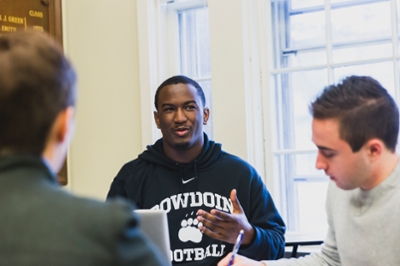 Students studying in class