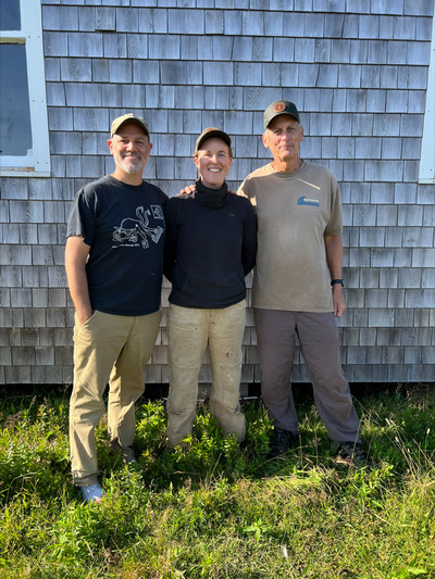 Patty Jones et al on Kent Island 