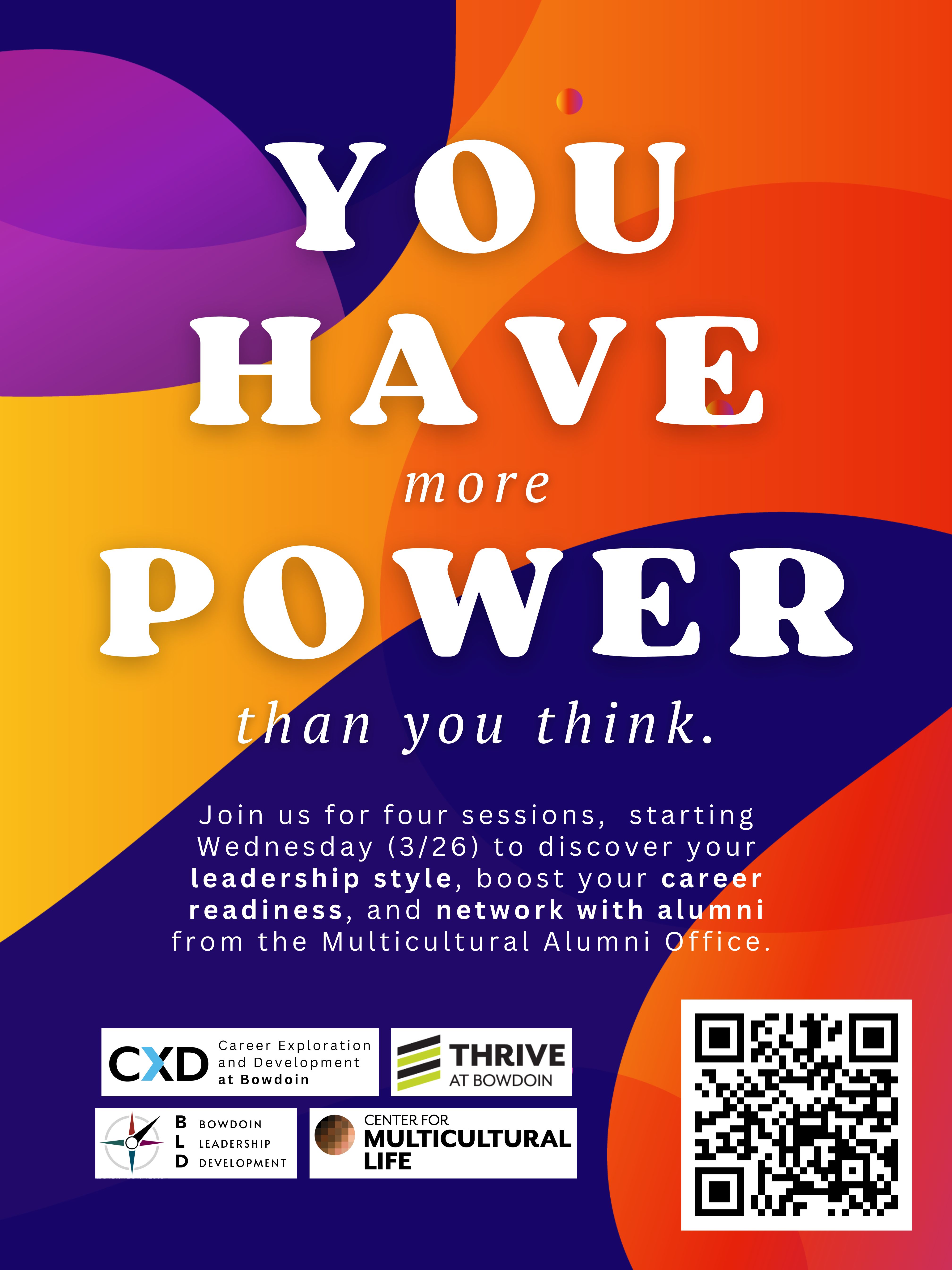 You have power event poster 2025