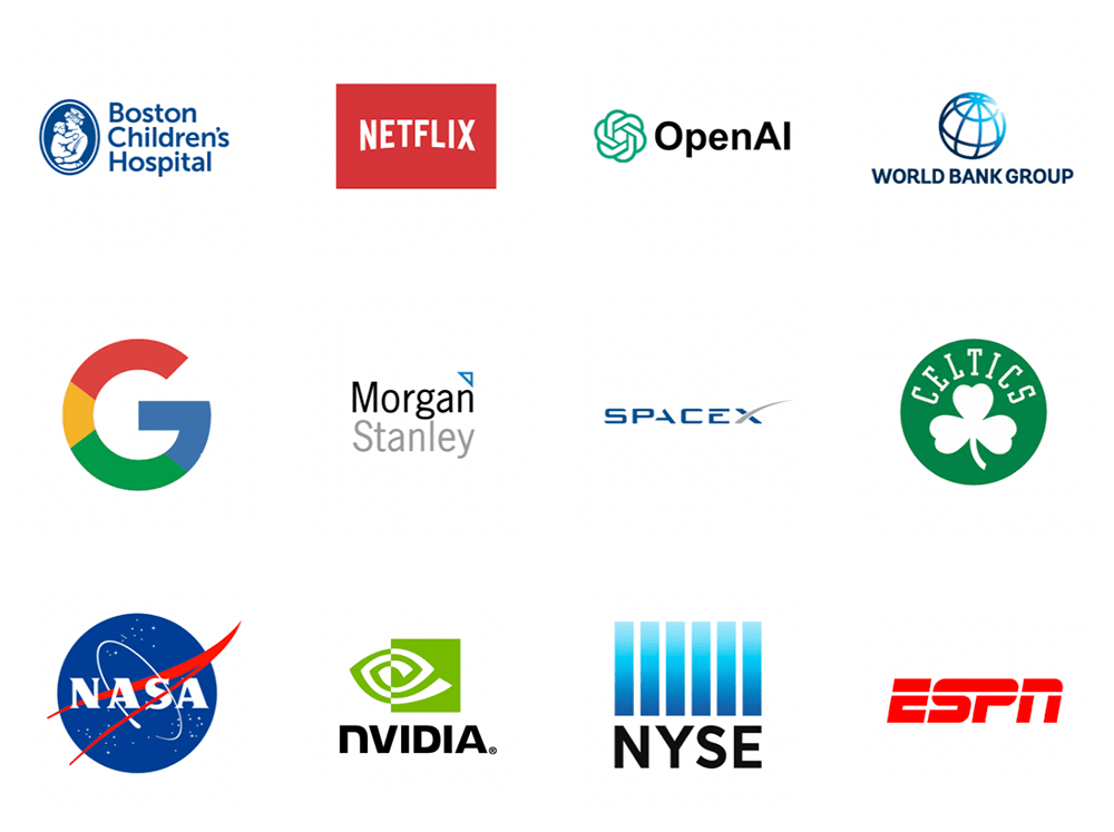 Bowdoin alumni employer logos