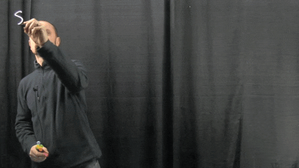 Gif of learning glass image being explained by teacher