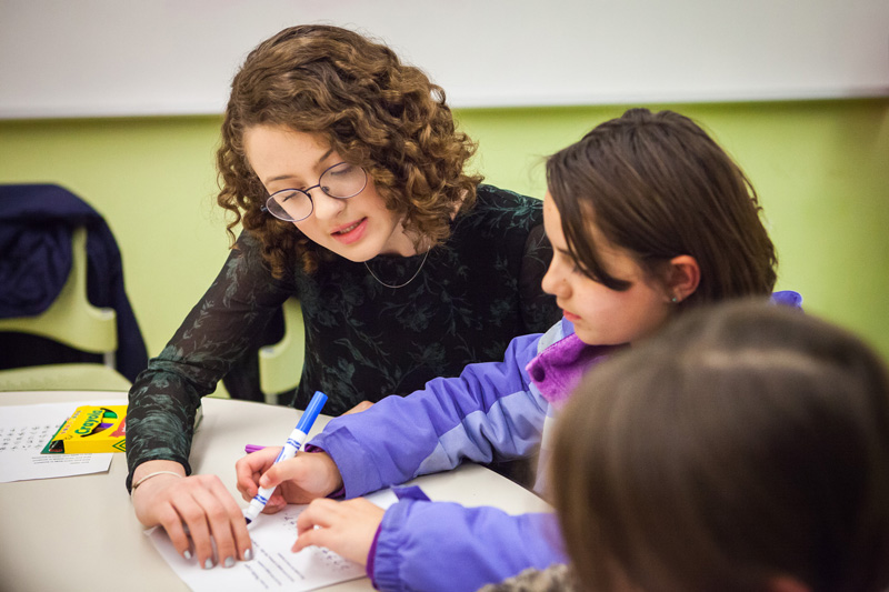 helping student write