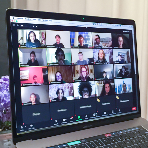 Japanese language students gathered on Zoom for the Spring 2020 Shirokuma Awards