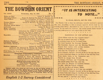 Bowdoin Orient