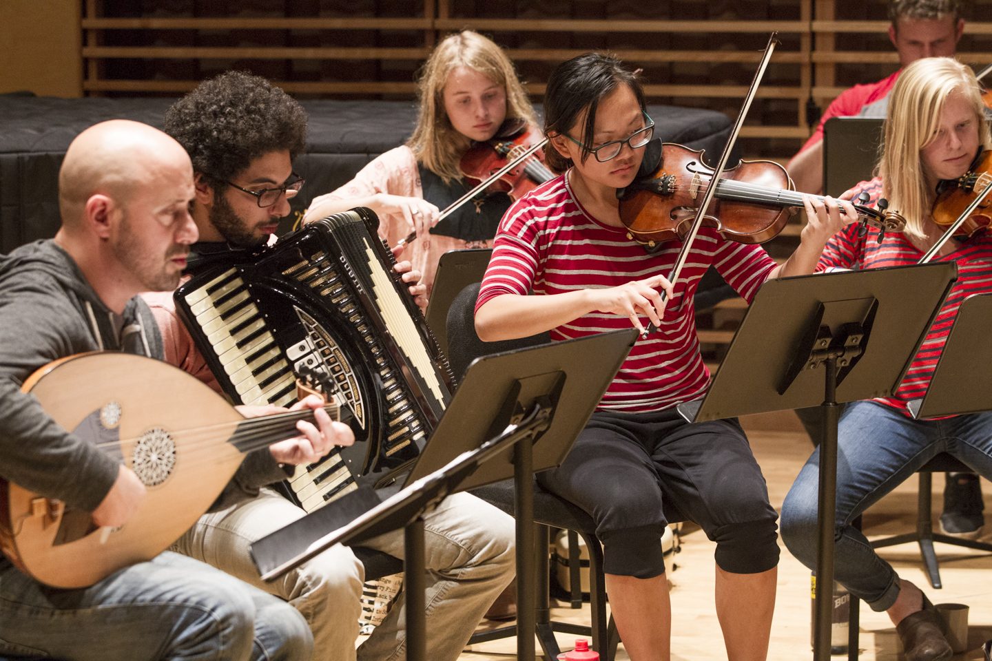 Middle Eastern Ensemble performing