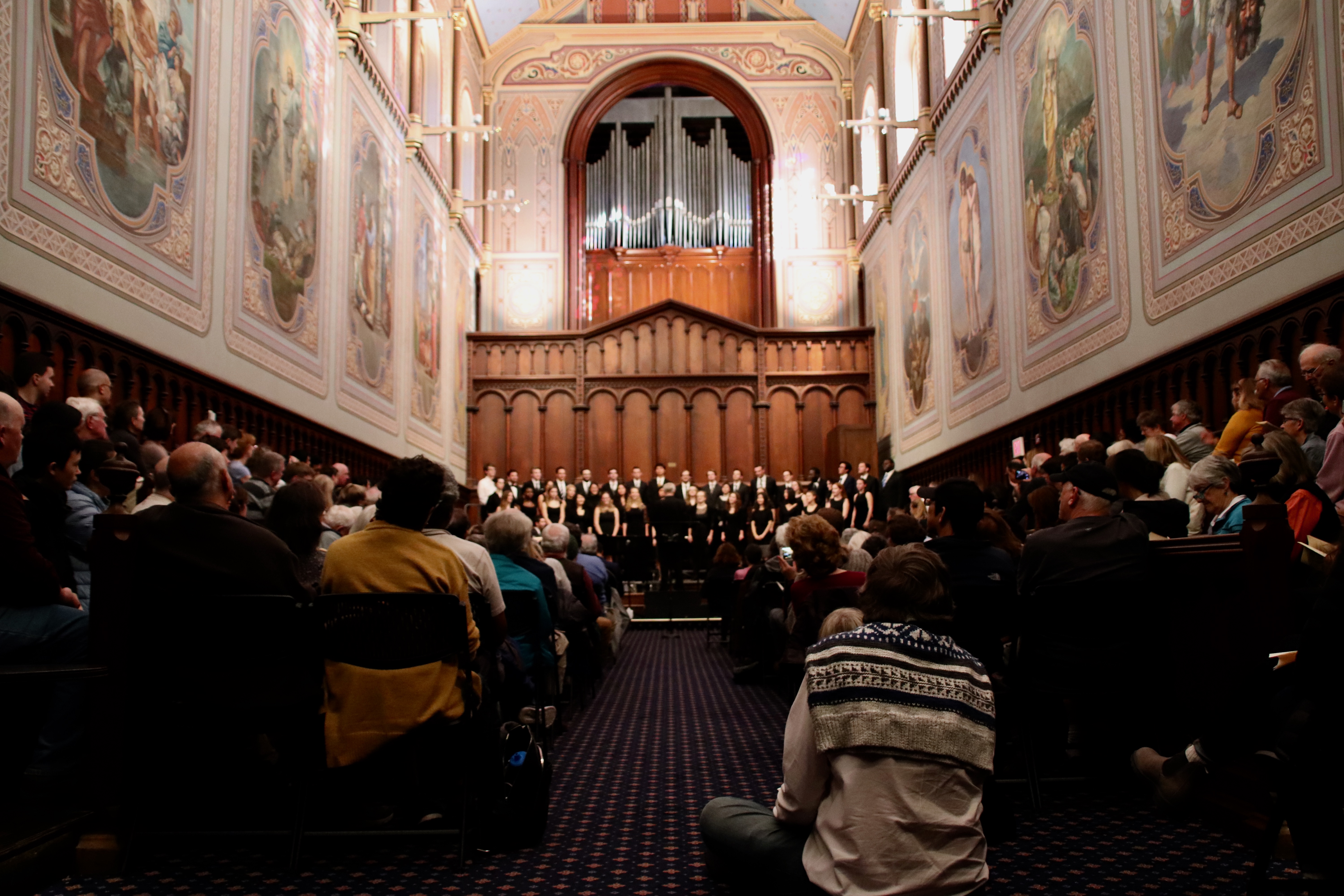 Bowdoin Chamber Choir performance