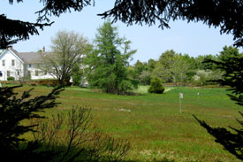 The farmhouse-turned-classroom at Bowdoin's Coastal Studies Center.