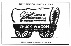 Yearbook Ad for The Chuck Wagon Restaurant
