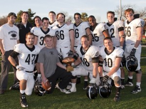 Bowdoin seniors celebrate another CBB Championship at Colby