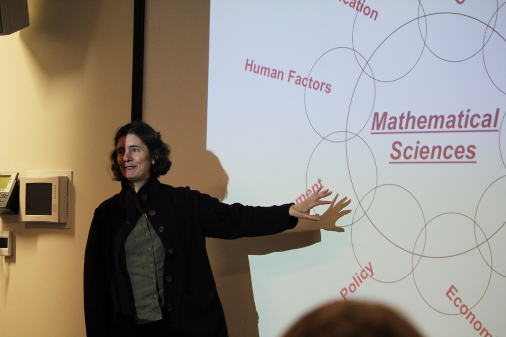 Mary Lou Zeeman, R. Wells Johnson professor of mathematics